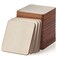Unfinished Wood Pieces 80 Pcs 3"x3" inch Wood Board Wooden Squares Wooden Cutout Tiles, Rustic Craft Wood for Home Decoration, DIY Supplies